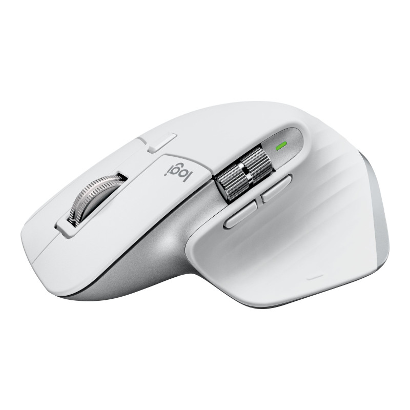 Logitech Mouse | MX MASTER 3S | Wireless | Bluetooth, 2.4GHz | Pale Gray