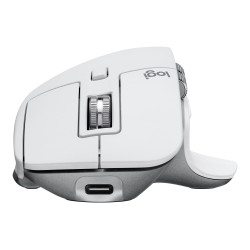 Logitech Mouse | MX MASTER 3S | Wireless | Bluetooth, 2.4GHz | Pale Gray