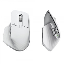 Logitech Mouse | MX MASTER 3S | Wireless | Bluetooth, 2.4GHz | Pale Gray