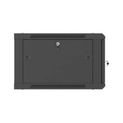 Lanberg Wall mounted installation cabinet 19" 6U 600X600 | WF01-6606-23B | Black