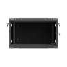 Lanberg Wall mounted installation cabinet 19" 6U 600X600 | WF01-6606-23B | Black