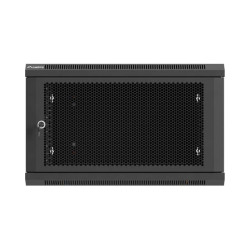 Lanberg Wall mounted installation cabinet 19" 6U 600X600 | WF01-6606-23B | Black