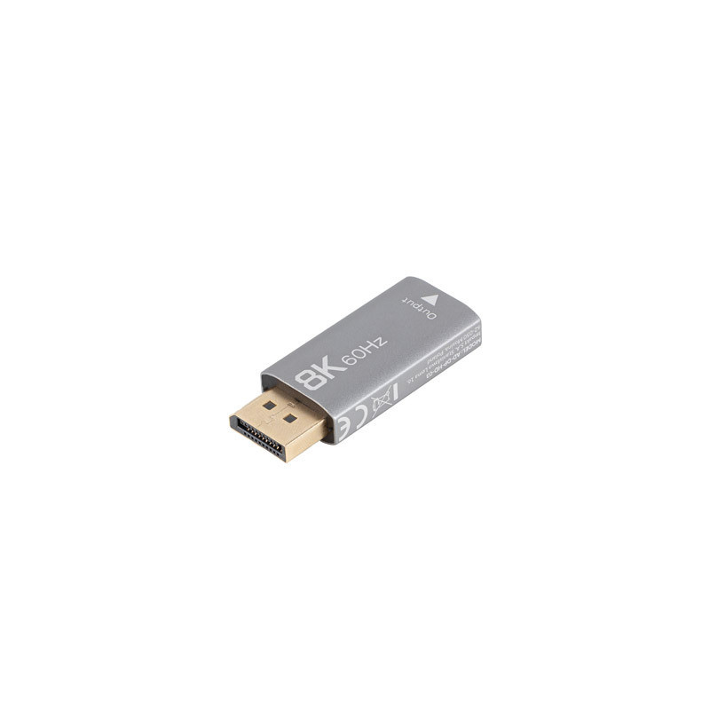 Lanberg Displayport (M) to HDMI (F) Adapter 8K, Silver | AD-DP-HD-03