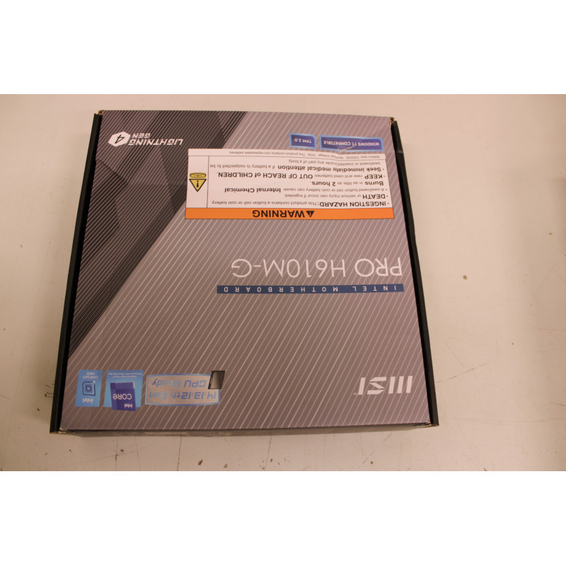 SALE OUT. MSI PRO H610M-G | MSI PRO H610M-G | Processor family Intel | Processor socket LGA1700 | DDR5 | Supported hard disk dri