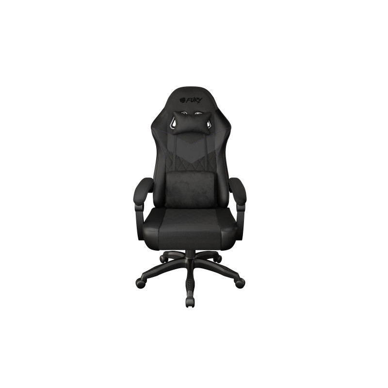 Fury Eco leather/Fabric/Nylon | Gaming Chair | Shinai S2 | Black