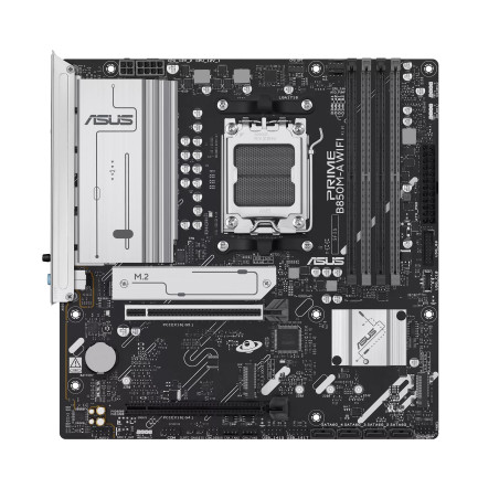 Asus PRIME B850M-A WIFI | Processor family AMD | Processor socket AM5 | DDR5 | Supported hard disk drive interfaces SATA, M.2 | 