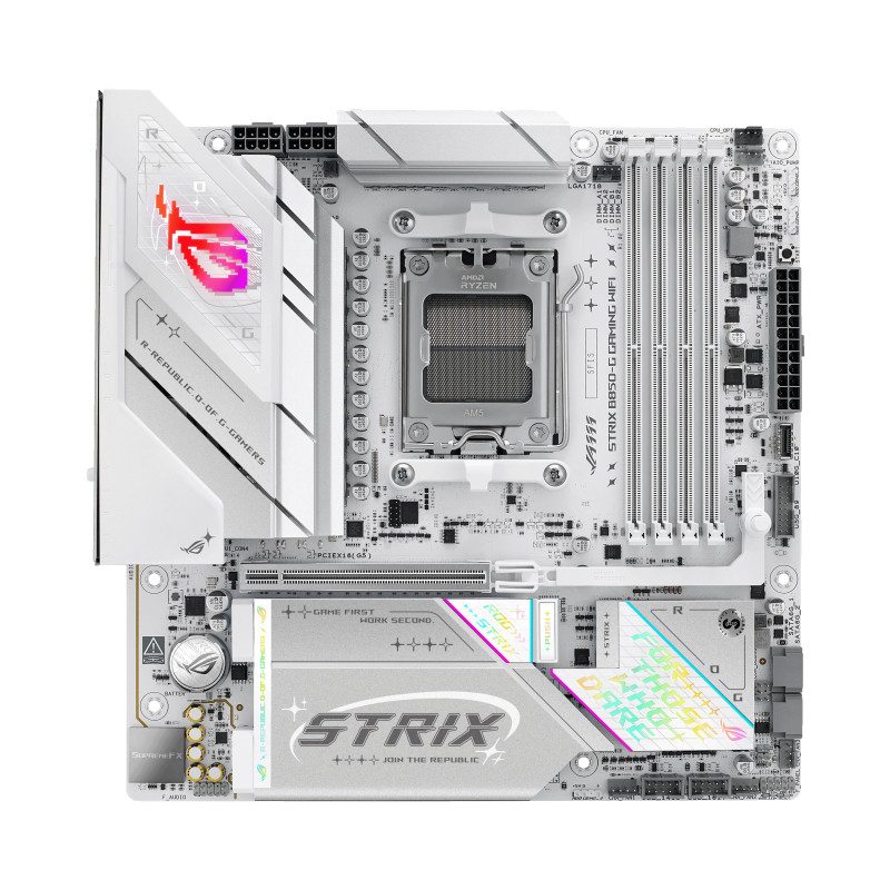Asus ROG STRIX B850-G GAMING WIFI | Processor family AMD | Processor socket AM5 | DDR5 | Supported hard disk drive interfaces SA