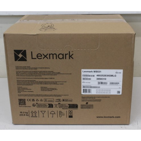 SALE OUT. Lexmark MS531dw Black and White Laser Printer | Lexmark MS531dw | Mono | Laser | Printer | Wi-Fi | DAMAGED PACKAGING A