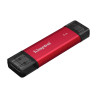 Kingston Dual Portable Solid-State Drive, USB Type-A and Type-C | 1000 GB | Solid-state drive interface USB 3.2 Gen 2 | Read spe