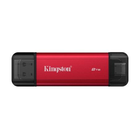 Kingston Dual Portable Solid-State Drive, USB Type-A and Type-C | 2000 GB | Solid-state drive interface USB 3.2 Gen 2 | Read spe