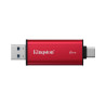 Kingston Dual Portable Solid-State Drive, USB Type-A and Type-C | 2000 GB | Solid-state drive interface USB 3.2 Gen 2 | Read spe