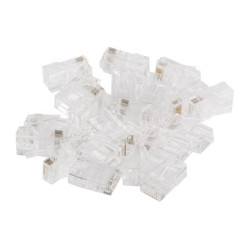 Lanberg | RJ45 CAT.6 UTP Plug 8P8C PASS Through Type, 100 pcs | PLU-6000EZ | Transparent