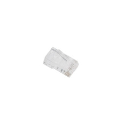 Lanberg | RJ45 CAT.6 UTP Plug 8P8C PASS Through Type, 100 pcs | PLU-6000EZ | Transparent