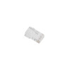 Lanberg | RJ45 CAT.6 UTP Plug 8P8C PASS Through Type, 100 pcs | PLU-6000EZ | Transparent