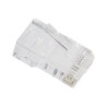 Lanberg | RJ45 CAT.6 UTP Plug 8P8C PASS Through Type, 100 pcs | PLU-6000EZ | Transparent