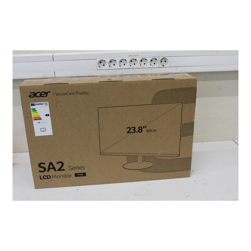 SALE OUT. Acer SA242YH1bi 24" IPS FHD,100Hz,4ms,1920x1080,250,HDMI,VGA,Black,2Y Warranty | Acer Warranty 24 month(s) | DAMAGED P