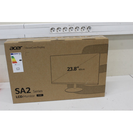 SALE OUT. Acer SA242YH1bi 24" IPS FHD,100Hz,4ms,1920x1080,250,HDMI,VGA,Black,2Y Warranty | Acer Warranty 24 month(s) | DAMAGED P