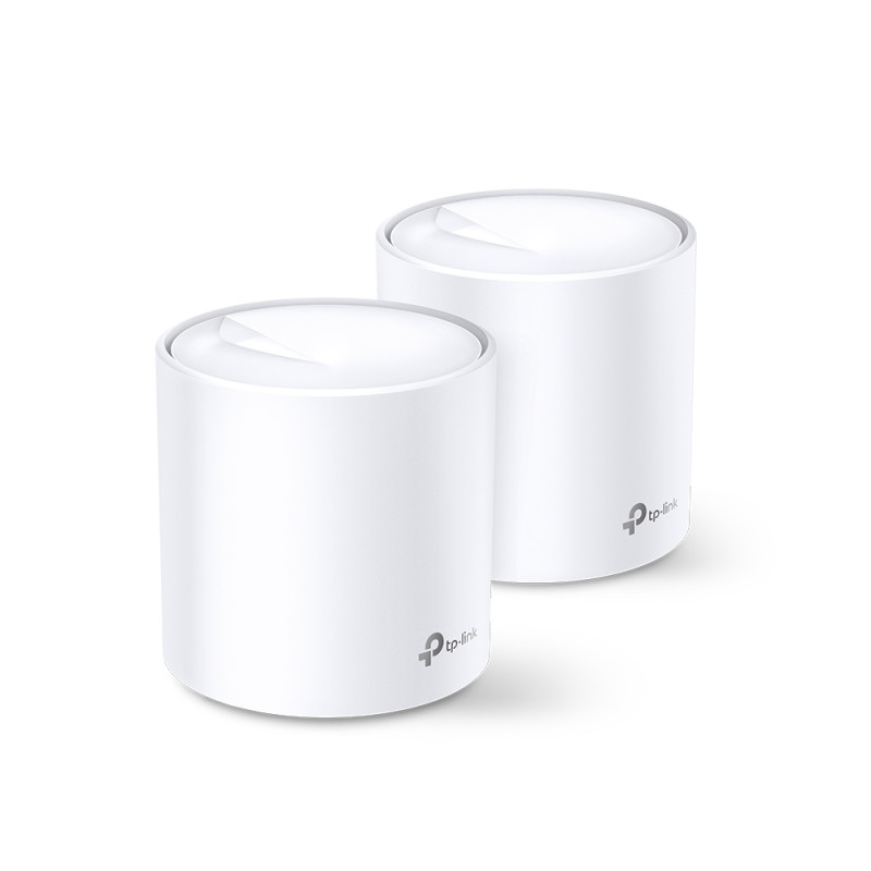 AX3000 Whole Home Mesh Wi-Fi 6 System | Deco X60 (2-pack) | 802.11ax | 2402+574 Mbit/s | 10/100/1000 Mbit/s | Ethernet LAN (RJ-4