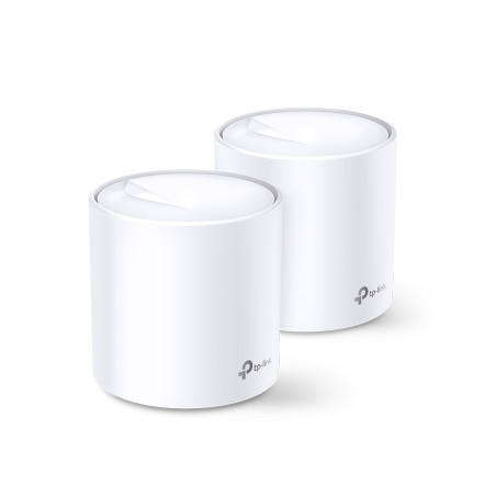 AX3000 Whole Home Mesh Wi-Fi 6 System | Deco X60 (2-pack) | 802.11ax | 2402+574 Mbit/s | 10/100/1000 Mbit/s | Ethernet LAN (RJ-4