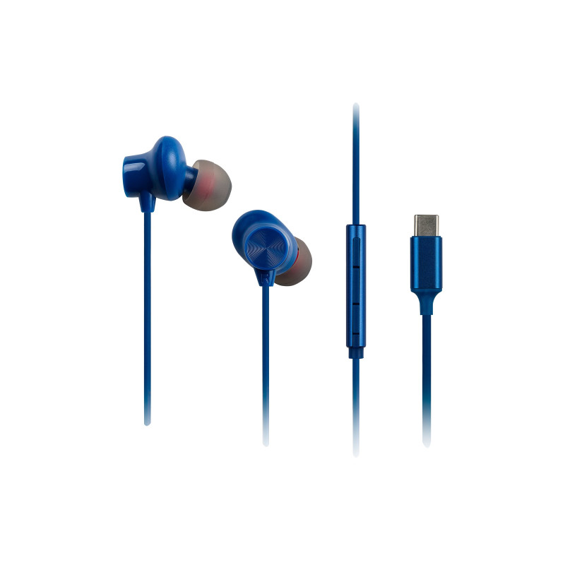 Panasonic Earphones | RP-TCM225DEA | Wired | In-Ear | Microphone | Blue