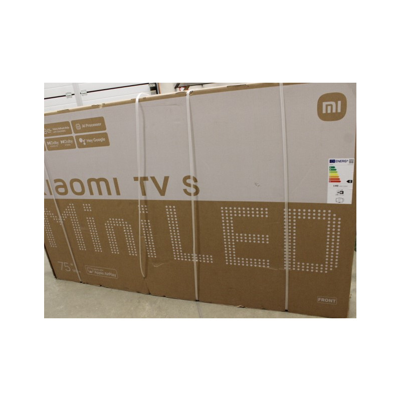SALE OUT. Xiaomi TV S Mini 2025 75" (3840 x 2160) | Xiaomi TV | S Mini LED 2025 | 75 | Smart TV | Google TV | UHD | Black | DAMA