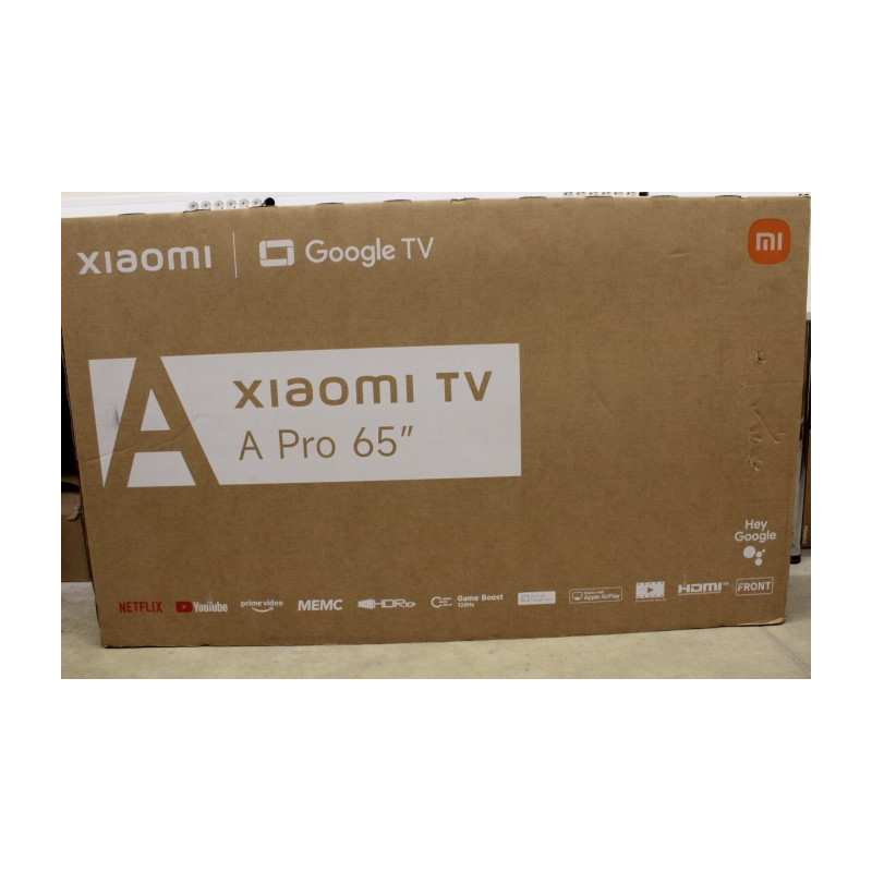 SALE OUT. Xiaomi QLED TV A Pro 2026 65" | Xiaomi QLED TV A Pro 2026 | 65 | Smart TV | Google TV | 4K UHD | DAMAGED PACKAGING