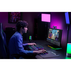 Razer | Webcam | Kiyo V2 | MJPEG up to 4K 30 FPS, 1080p 60 FPS, YUY2 up to 4K 15 FPS, 1080p 60 FPS, NV12 up to 4K 20 FPS, 1080p 