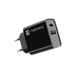 Natec Ribera USB Charger, 1xUSB-A, 1x USBD-C, 200 W | NUC-2062