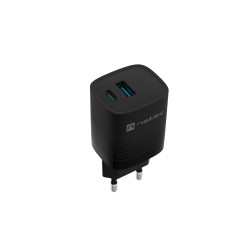 Natec Ribera USB Charger, 1x USB-A, 1x USB-C, 300 W | NUC-2141