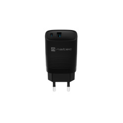 Natec Ribera USB Charger, 1x USB-A, 1x USB-C, 300 W | NUC-2141