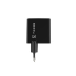 Natec Ribera USB Charger, 1x USB-A, 1x USB-C, 65W | NUC-2145