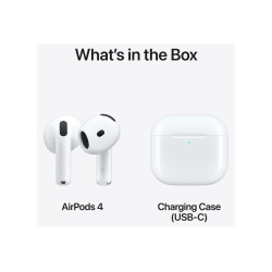 Apple | AirPods 4 | Wireless | In-ear | Wireless | White