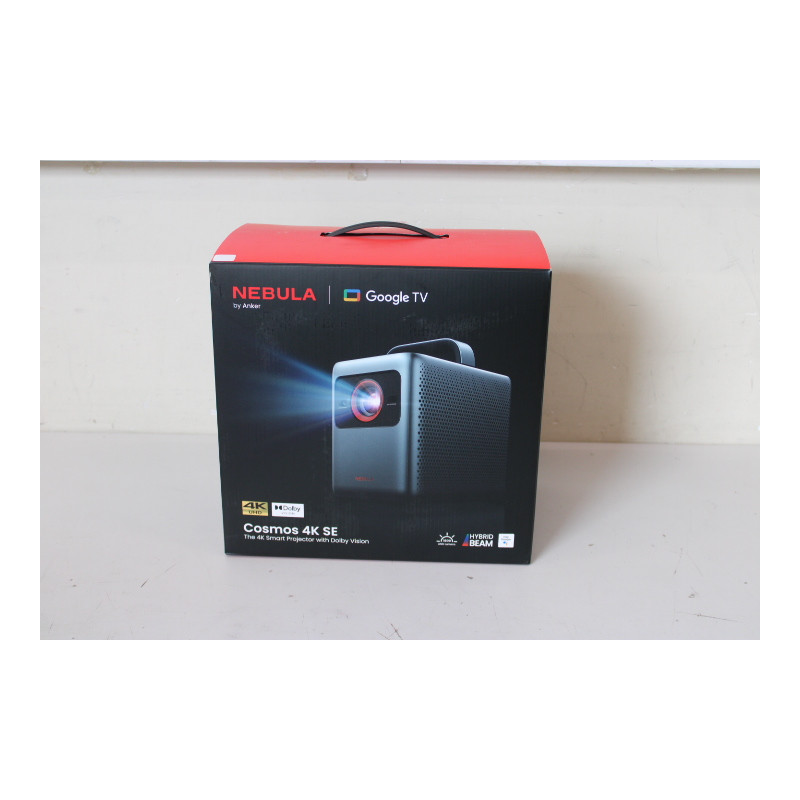 SALE OUT. Anker Nebula Projector Cosmos 4K SE | Anker Nebula Cosmos 4K SE Smart Portable Projector | 4K UHD (3840 x 2160) | 1800