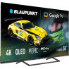 Blaupunkt QLED TV | 55QBG6000S | 55 | Smart TV | Google TV | Black