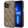 GUESS Hardcase 4G Vintage Gold Logo GUHCP14XHG4SHW Back Cover Apple iPhone 14 Pro Max Brown