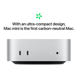 Apple Mac | Mini | Desktop | Apple M4 | Internal memory 16 GB | Solid-state drive capacity 512 GB | No Optical Drive | Keyboard 