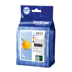 Brother Cartridge Value Pack | LC3211VAL | Ink cartridge | Black, yellow, cyan, magenta