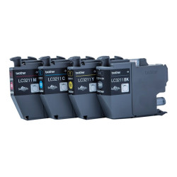 Brother Cartridge Value Pack | LC3211VAL | Ink cartridge | Black, yellow, cyan, magenta