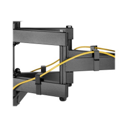 Goobay Wall mount | TV wall mount Pro FULLMOTION, XL | 43-100 " | Maximum weight (capacity) 60 kg | Black