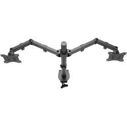 Goobay Dual Monitor Mount Flex | Swivel, Tilt, Rotation | 17-32 " | Maximum weight (capacity) 8 kg | Black