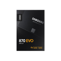 Samsung | SSD | 870 EVO | 500 GB | SSD form factor 2.5" | Solid-state drive interface SATA III | Read speed 560 MB/s | Write spe