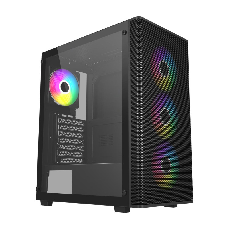 FSP Case | M220-BA | Black | Mid Tower | Power supply included No