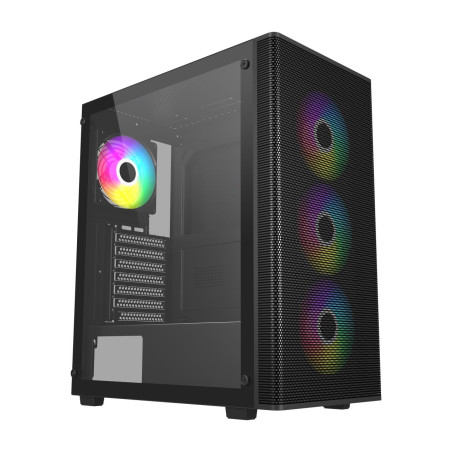 FSP Case | M220-BA | Black | Mid Tower | Power supply included No
