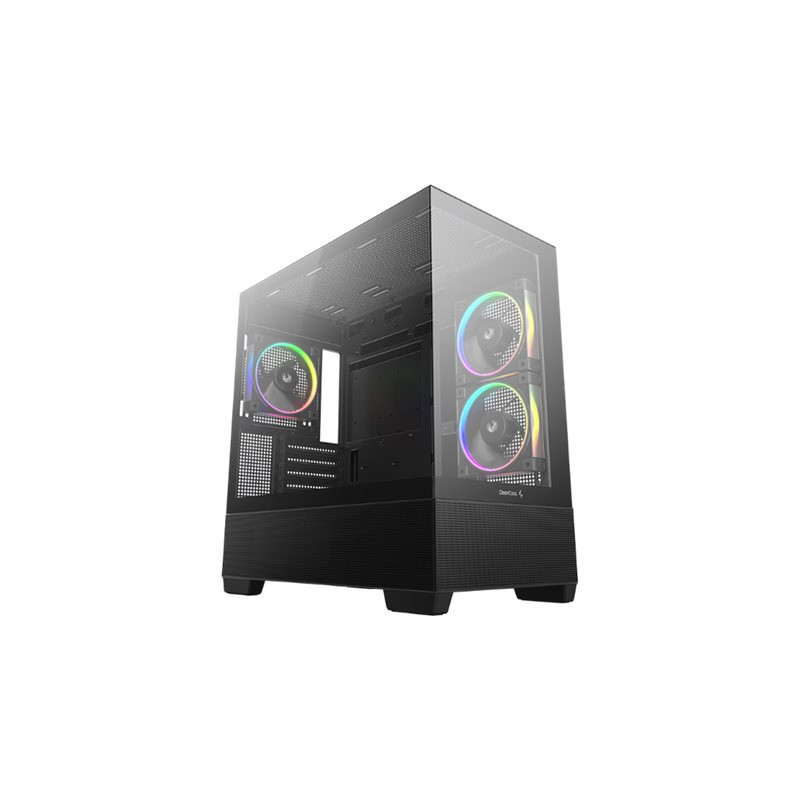 Deepcool CG380 3F MIDI TOWER CASE, Black