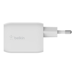 Belkin USB-C GaN PD PPS Dual Wall Charger, 65W | WCH013vfWH