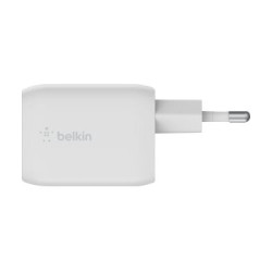 Belkin USB-C GaN PD PPS Dual Wall Charger, 65W | WCH013vfWH