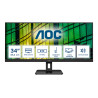 AOC | Monitor | U34E2M | 34 " | VA | WQHD | 21:9 | 100 Hz | 4 ms | 3440 x 1440 | 300 cd/m | HDMI ports quantity 2 | Black