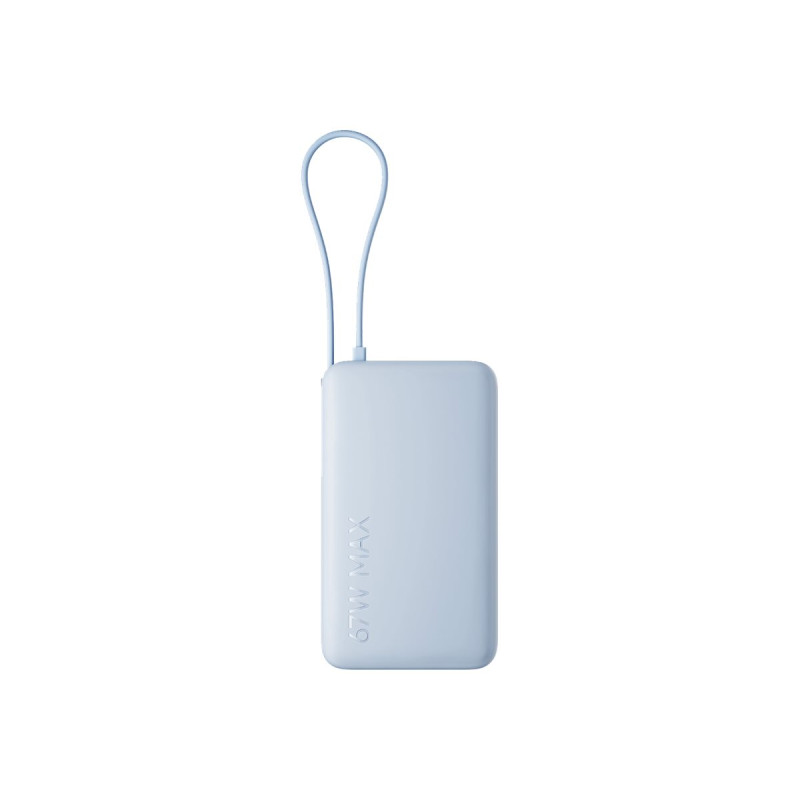 Xiaomi 67W Power Bank 10000 (Integrated Cable) Ice Blue | Xiaomi