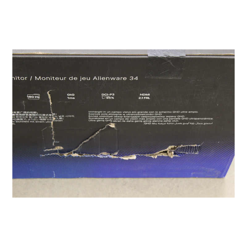 SALE OUT. Dell LCD Alienware AW3425DWM 34" VA WQHD/3440x1440/HDMI,DP,USB/Black | Dell Alienware AW3425DWM | 34 " | VA | WQHD | 2