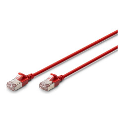 Digitus CAT 6A F-FTP Slim Patch Cable, 0.3 m | DK-1632-A-003S-R | Red